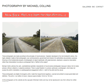 Tablet Screenshot of michaelcollinsphotography.com